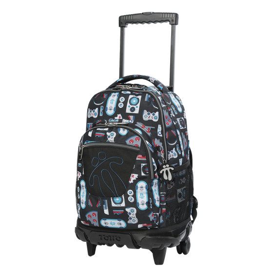 Mochila escolar con ruedas Renglones - 1C9 image number 2