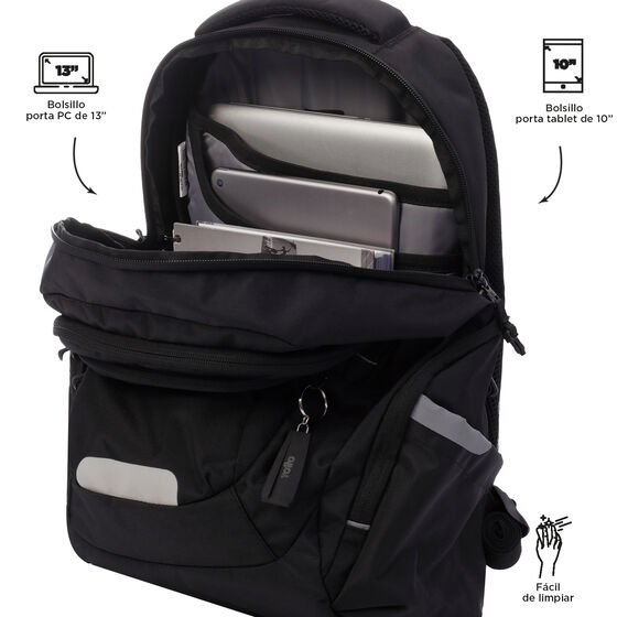 Mochila Eufrates - Negro image number 5