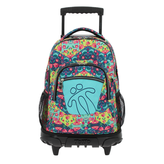 Mochila escolar con ruedas Renglones - 6LT image number 1