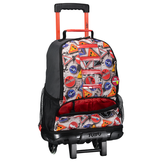 Mochila escolar grande con ruedas - Street image number 5