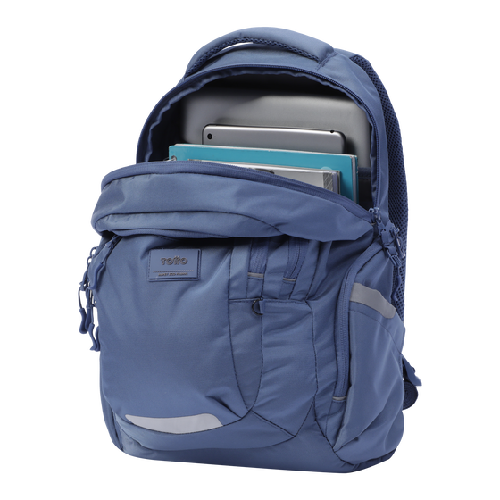 Mochila Eufrates Azul Añil - Pc 13" image number 7