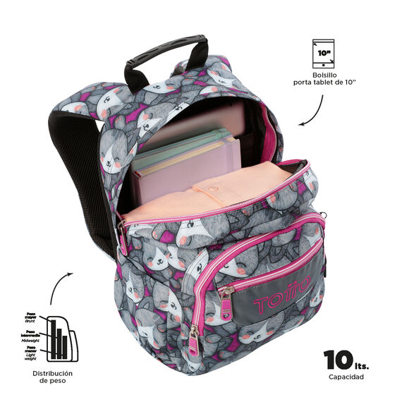 Mochila Tempera - Kitten Rose image number 4