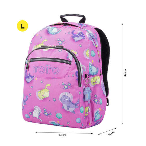 Mochila Acuareles - Gatos astronautas image number 3
