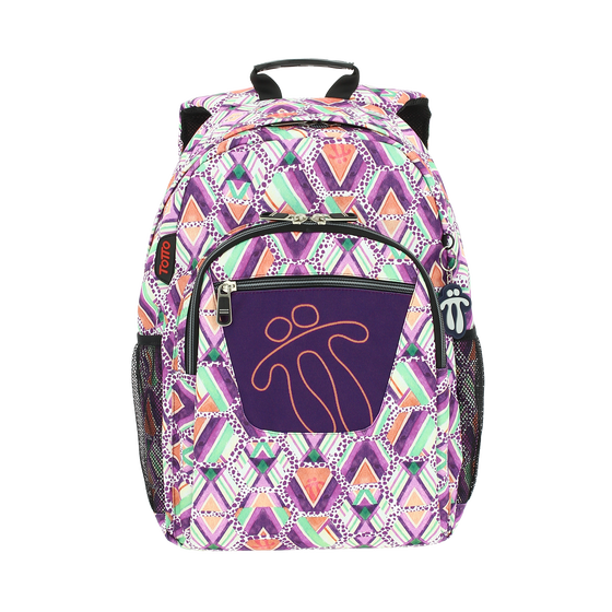 Mochila escolar adaptable a carro Acuareles - 3SE image number 1