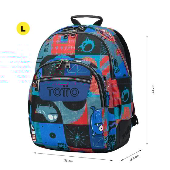 Mochila Crayoles - Cyber monstruos image number 2