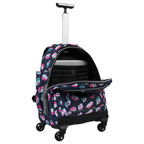 Mochila escolar con ruedas Carboncillo - 0LC image number 5