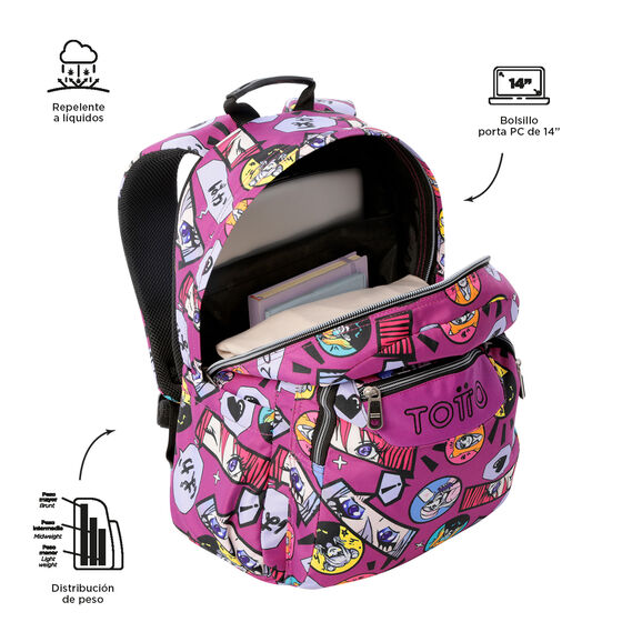Mochila Acuareles - Kitsune image number 4