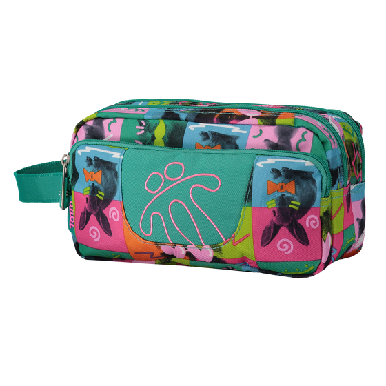 Estuche escolar tres compartimentos Agapec - 0DX image number 2