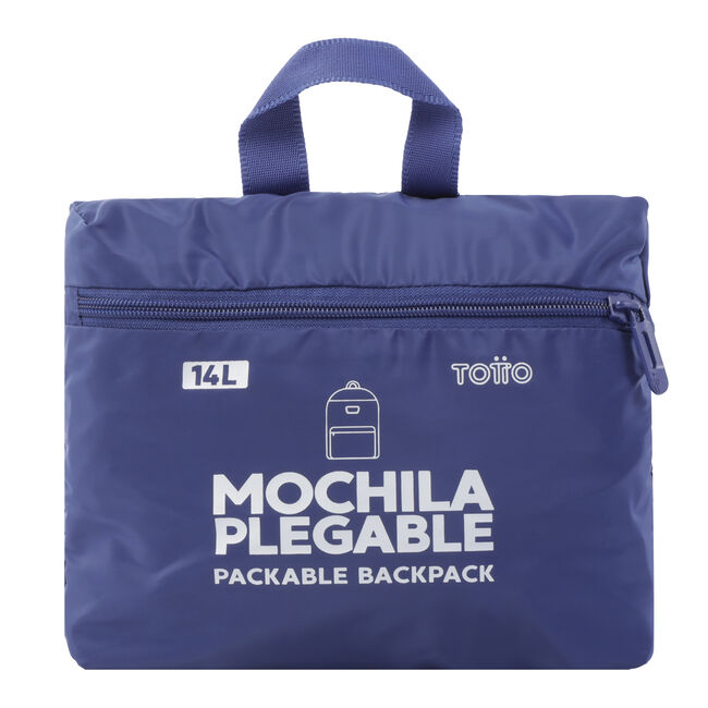 Mochila plegable color azul - Xingu image number null