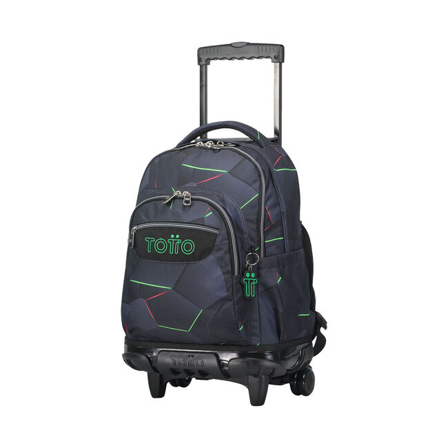 Mochila escolar con ruedas fractal - Renglones image number null