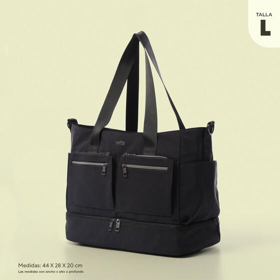 Bolso Maxi Tote - Negro image number 3