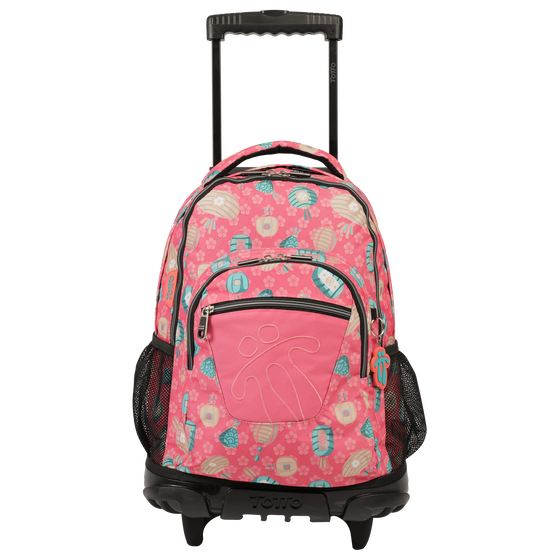 Mochila escolar con ruedas Renglones - 1OX image number 1