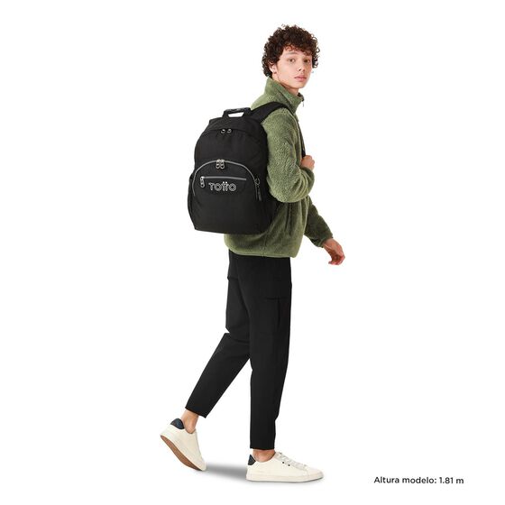 Mochila Acuarela - Negro image number 2