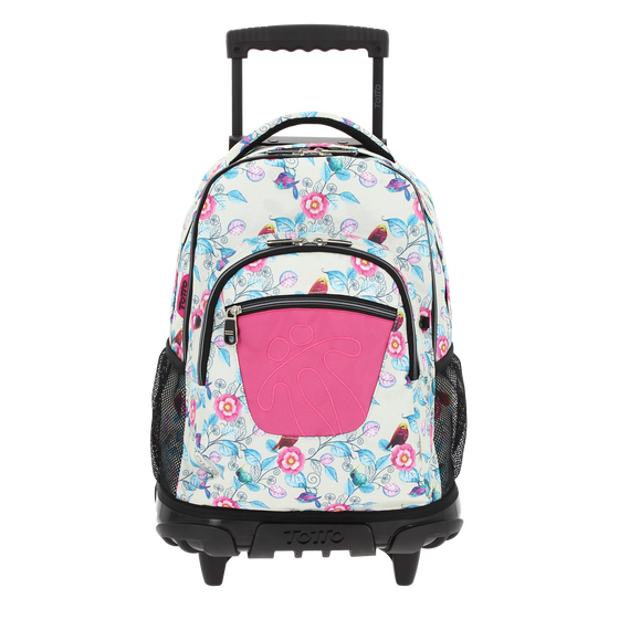 Mochila escolar con ruedas Renglones - 3SG image number 1