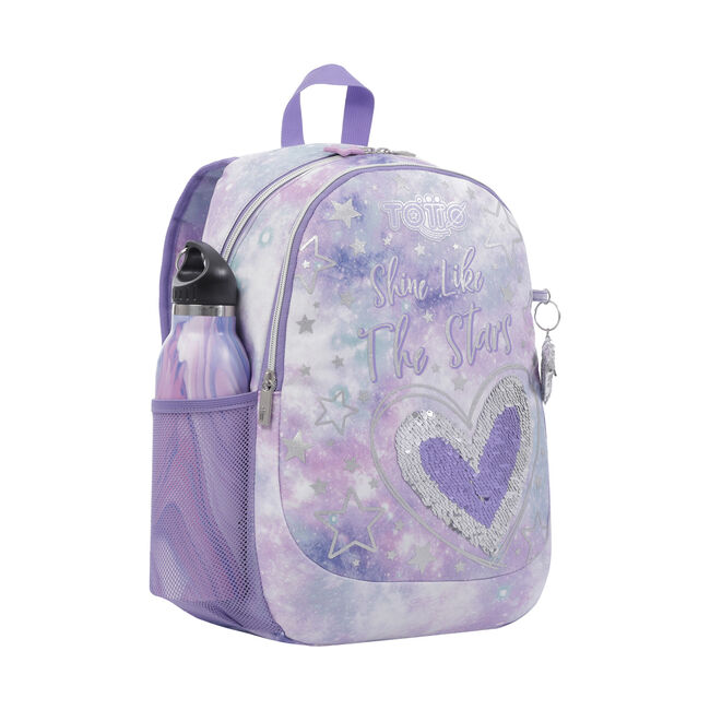 Mochila escolar mediana - Shiny Heart image number null