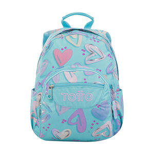 Mochila Tempera - Corazones pintados