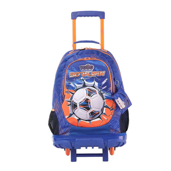 Mochila infantil con ruedas grande - Soccer Win