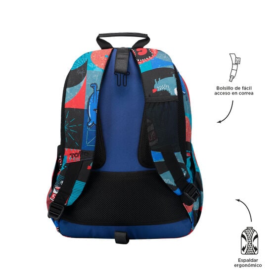 Mochila Acuareles - Cyber monstruos image number 4