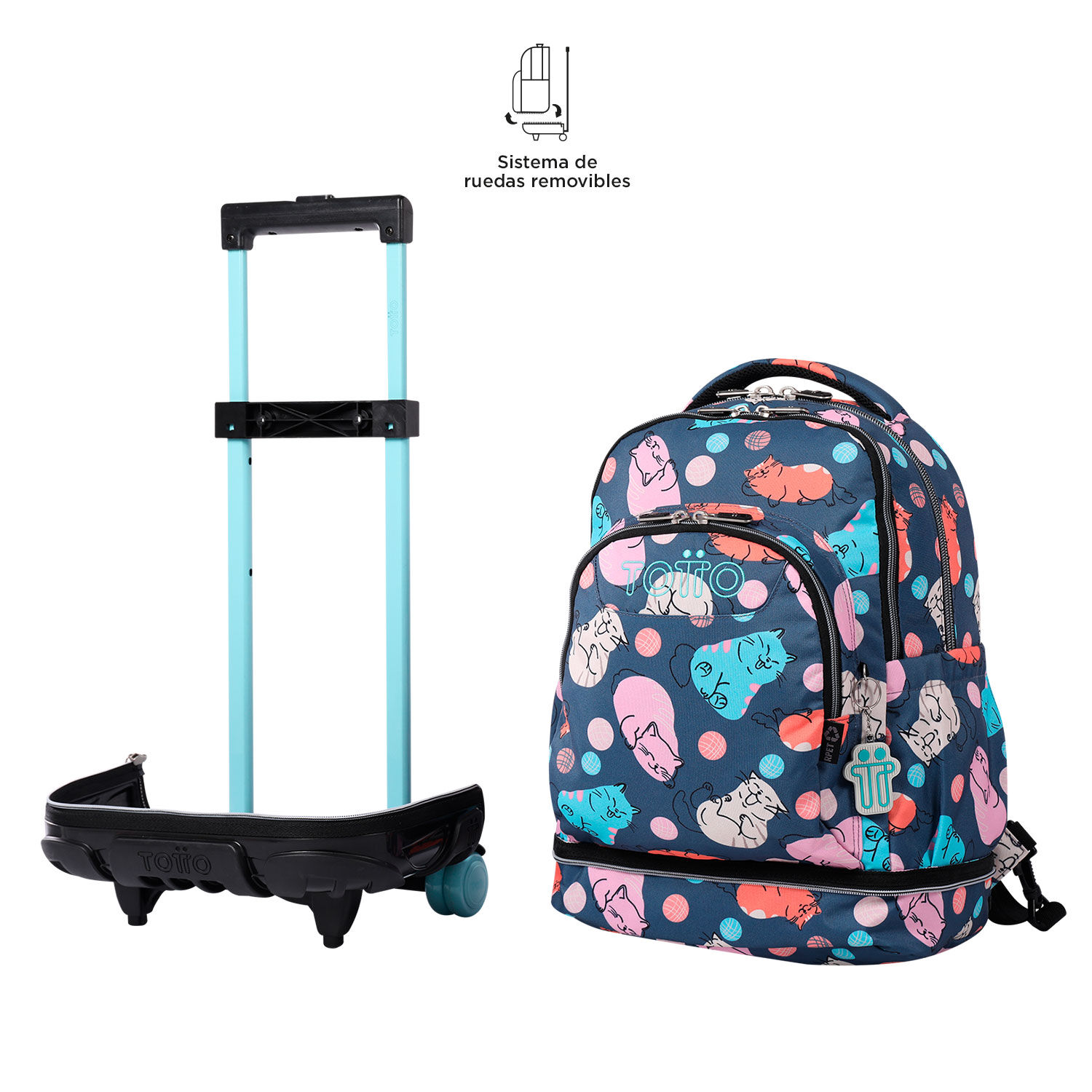 Mochila oh my pop con ruedas sales