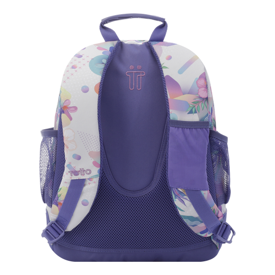 Mochila Crayoles - Flores lila image number 2
