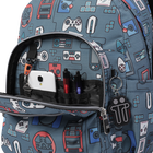Mochila Gommas - Gris y videoconsolas image number 7