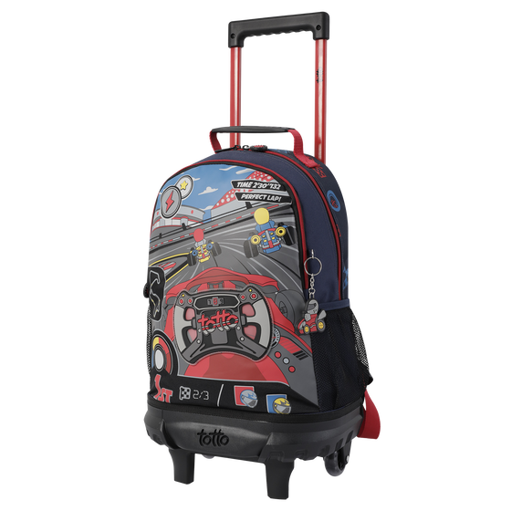 Mochila escolar pequeña con ruedas - Gokart image number 2