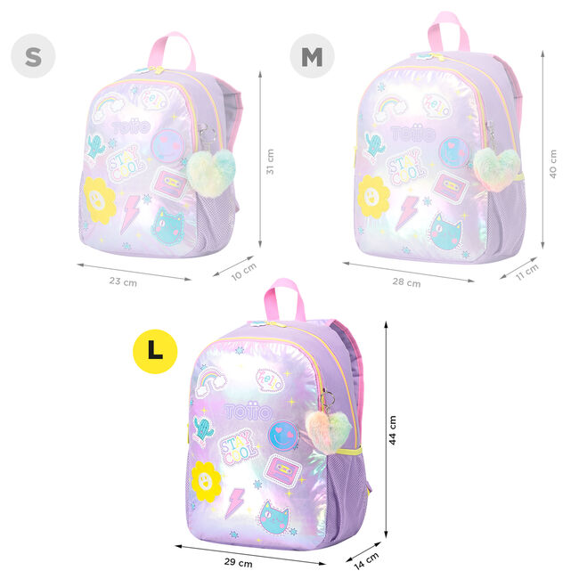 Mochila escolar grande de emojis - Emojy image number null