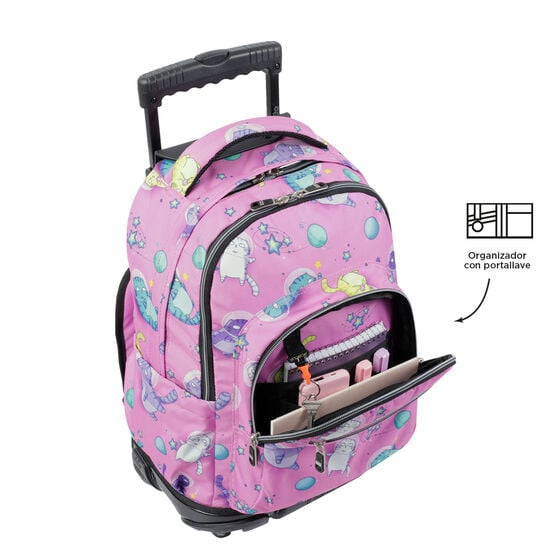 Mochila Renglones - Gatos astronautas image number 6