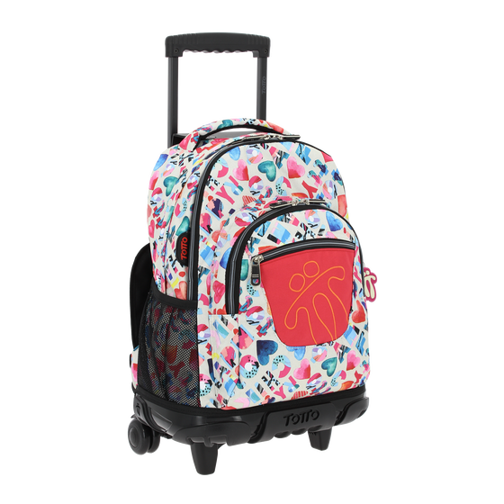 Mochila escolar con ruedas Renglones - 2SA image number 2