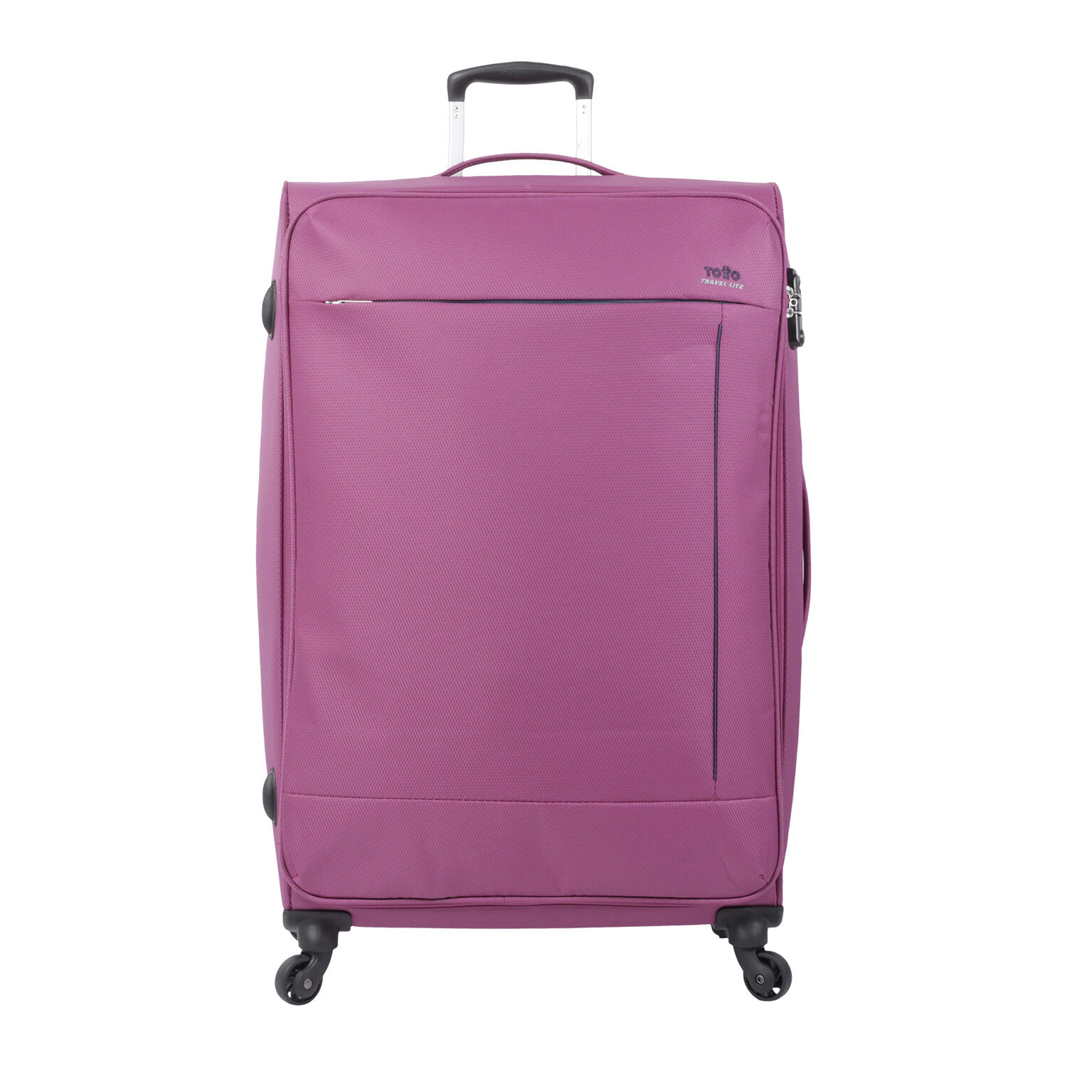 Maleta trolley grande color rosa Travel Lite Rosa Totto.es