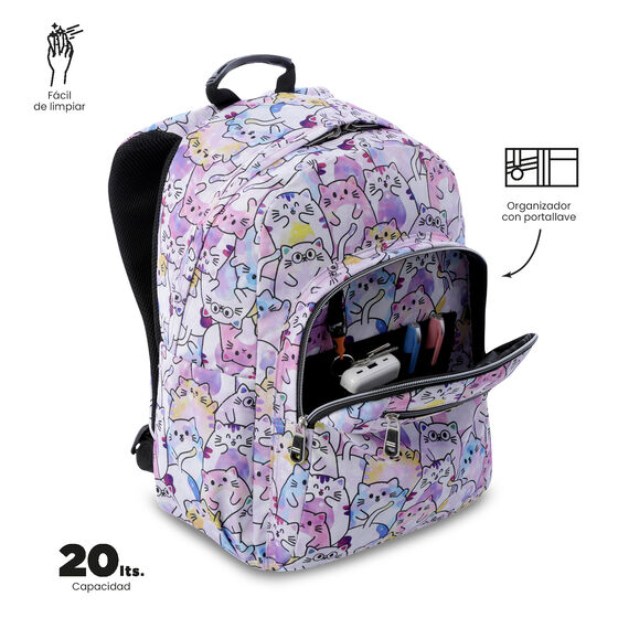 Mochila Acuareles Glitter - Paws image number 6