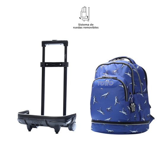 Mochila Desmontable Tiza - Dinosaurs Blue image number 5