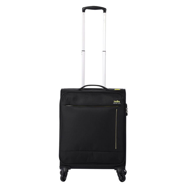 Maleta blanda eco-friendly de cabina negro - Travel Lite - Negro