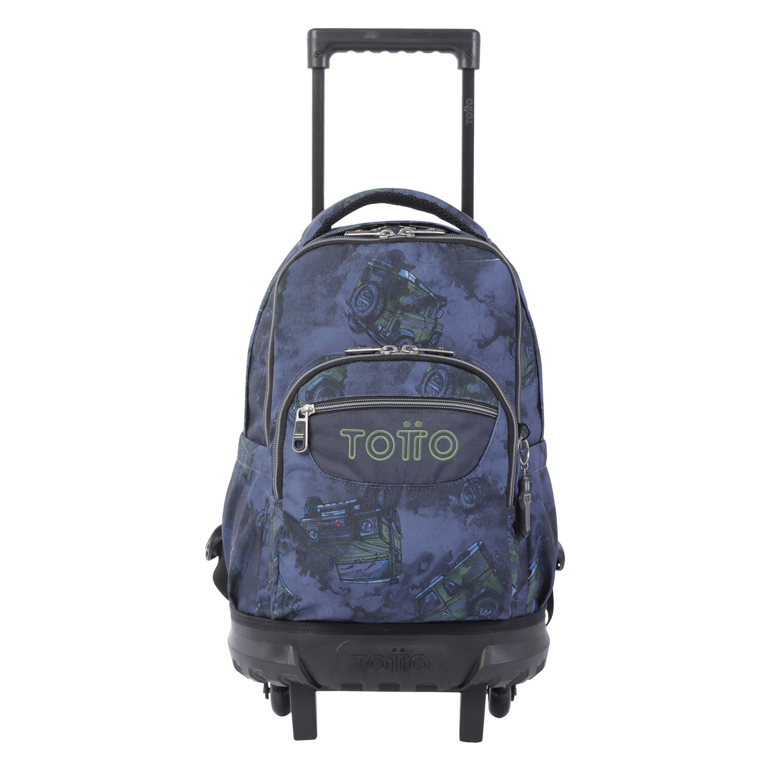 Mochila escolar peque a ruedas estampado todoterreno Resma