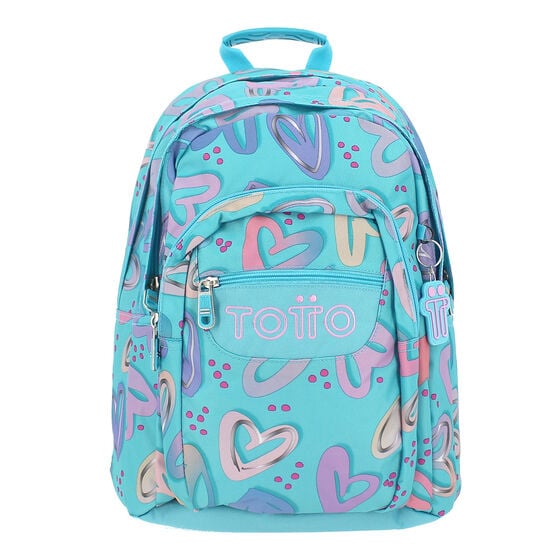 Mochila Lápiz - Corazones pintados image number 1