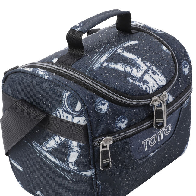 Portameriendas escolar estampado astronautas - Pizarra image number null