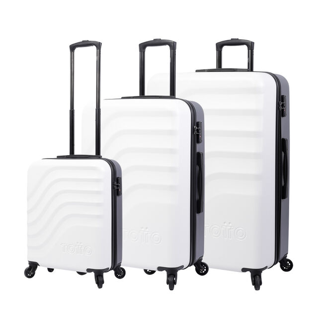 Juego de maletas trolley blanco - Traveler - Blanco