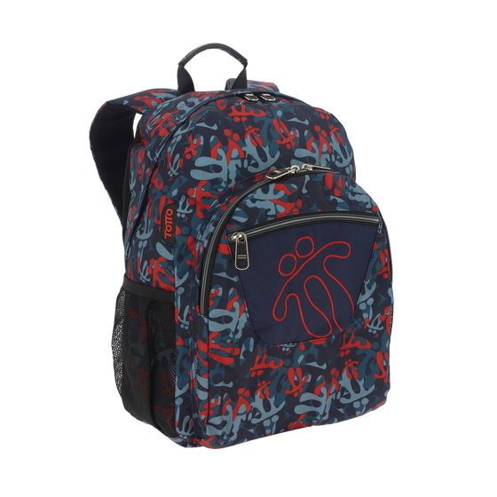 Mochila escolar adaptable a carro Acuareles - 4L8 image number 2