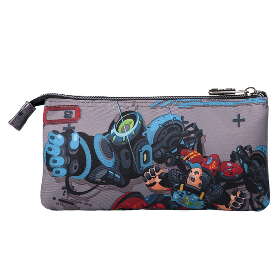 Estuche Tablero - Gris con robots image number 3