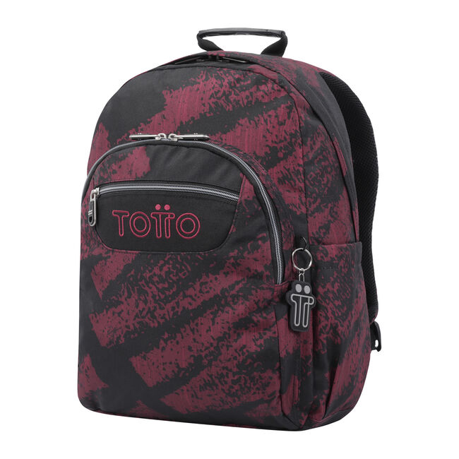 Mochila escolar adaptable a carro tiza roja - Acuareles image number null