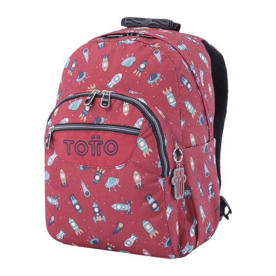 Mochila Acuareles - Cohetes image number 2