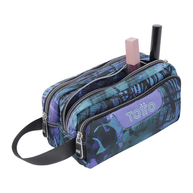 Estuche escolar tres compartimentos electric nature eco-friendly - Agapec image number null
