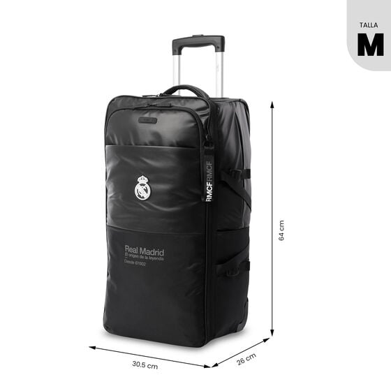 Maleta mediana Real Madrid - Negro image number 4