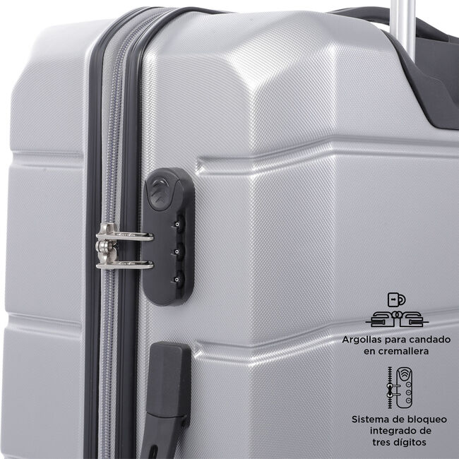 Maleta trolley mediana color gris - Rayatta image number null