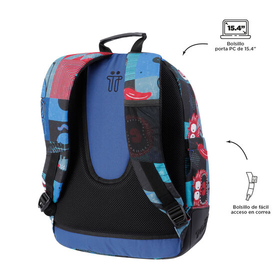 Mochila Crayoles - Cyber monstruos image number 5