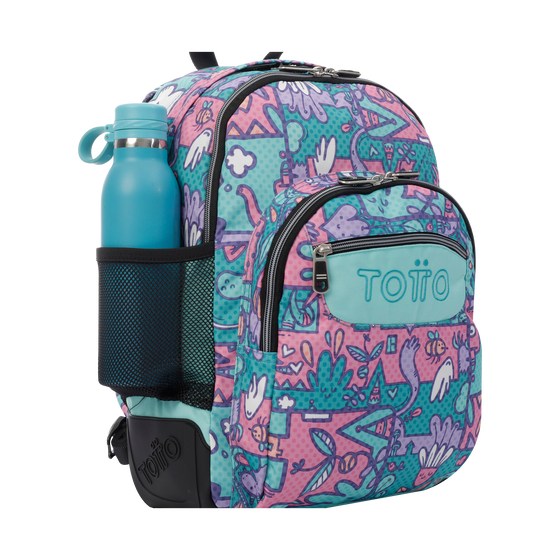 Mochila Crayola Mundo fantasia Multicolor Totto.es