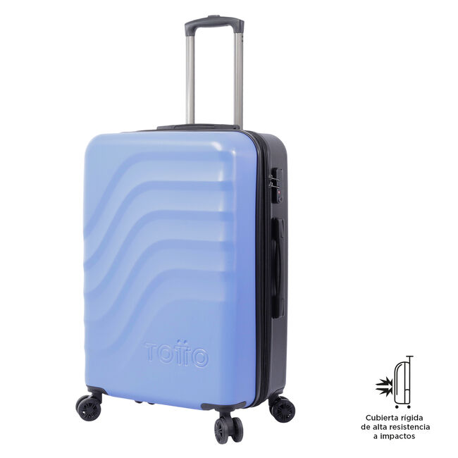 Maleta trolley mediana color azul - Bazy + image number null