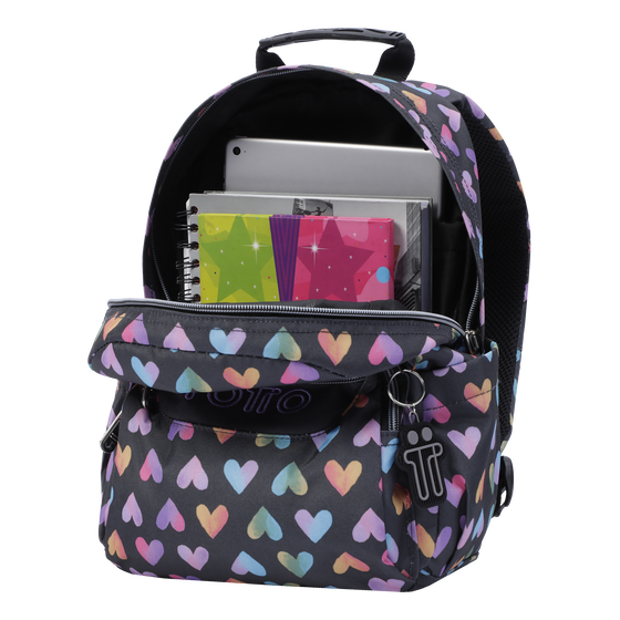 Mochila Tempera - Corazones de colores image number 6