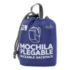 Mochila plegable Troker - Azul image number 6