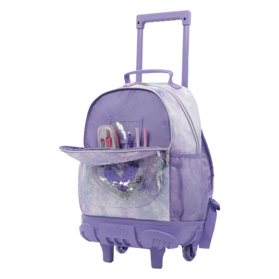Mochila Ruedas - Shiny Heart M image number 5